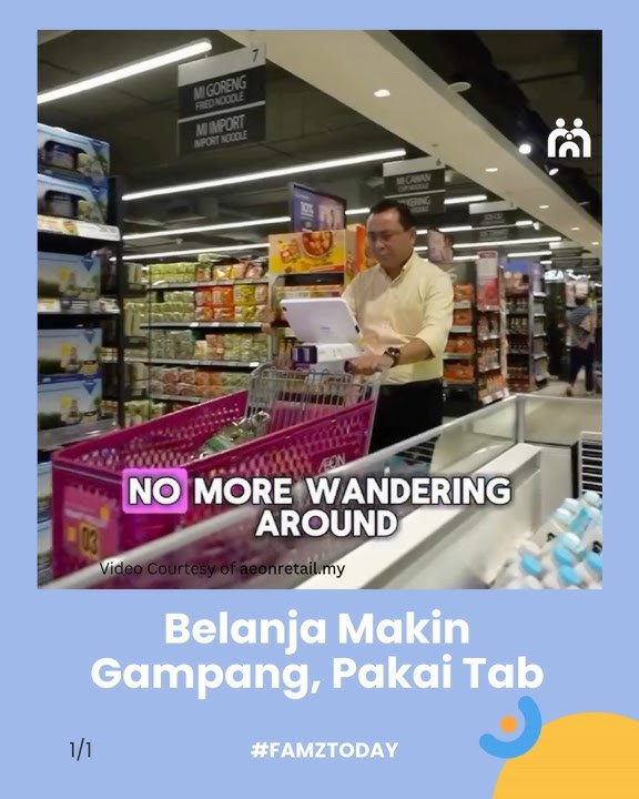 Belanja Makin Gampang, Pakai Tab