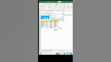 How to use Goal Seek Function in excel 😲 |#excel |#bestvideo