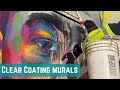 Clear Coating Murals and street Art with Anti-Graffiti coating