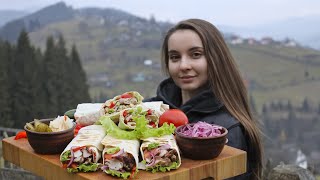 I think KEBAB should be like this! Cooking in the mountains