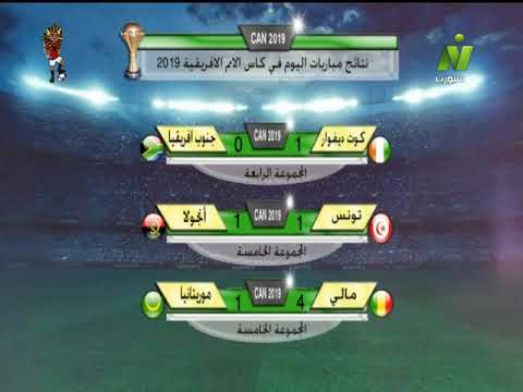 نتائج كاس امم افريقيا