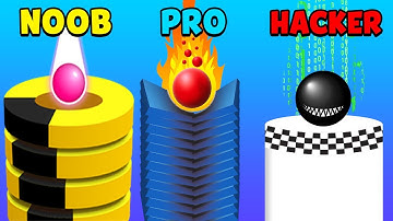 NOOB vs PRO vs HACKER - Stack Ball