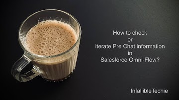 How to check or iterate Pre Chat information in Salesforce Omni-Flow?