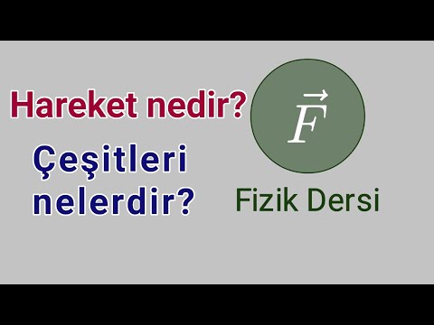 Hareket Nedir? Hareket Çeşitleri Nelerdir?