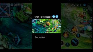 When I Pick Alessio in HOK 🥶🥶 #hok #honorsofkings #ytshorts #mobalegend #trending #mobagame