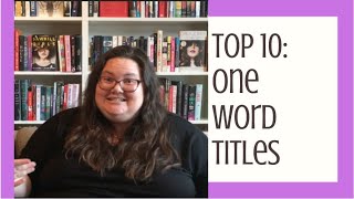 Top 10(ish) One Word Titles
Top 10 Tuesday Ideas: http://www.thatartsyreadergirl.com/top-ten-tuesday/
Find me online:
https://instagram.com/RachaelFryman
https://goodreads.com/RachaelFryman Top 10(ish) One Word Titles