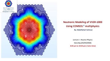 Nuclear Reactor Calculations Using Comsol Multiphysics - Neutronics
