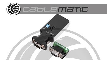 Adaptador inalámbrico Bluetooth v4.2 BLE a serie RS422 RS485 - distribuido por CABLEMATIC ®