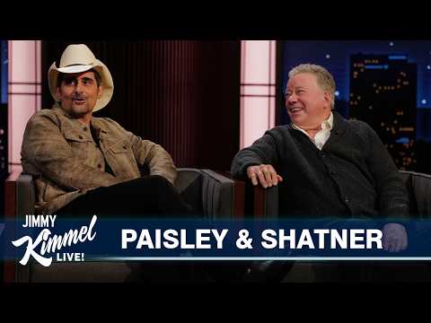 William Shatner & Brad Paisley on Meeting & Making Music and Shatner Getting into Heavy Metal at 95