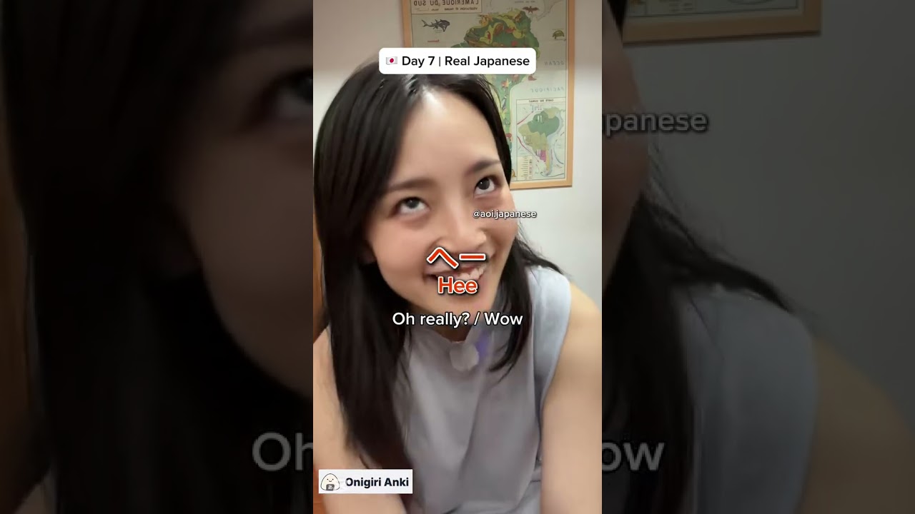 Simple Japanese people use in everyday conversations.