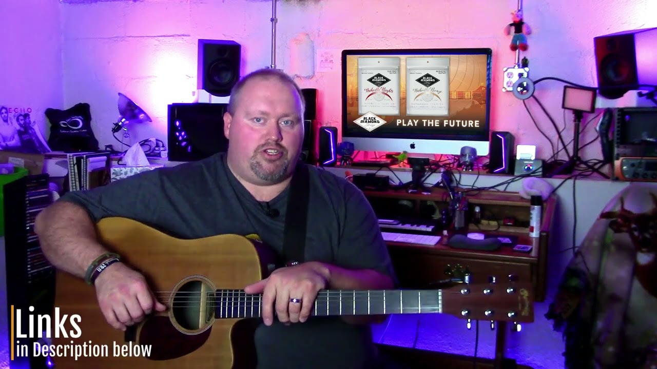 Black Diamond Nashville Bronze Acoustic Guitar Strings   Gear Demo & Review