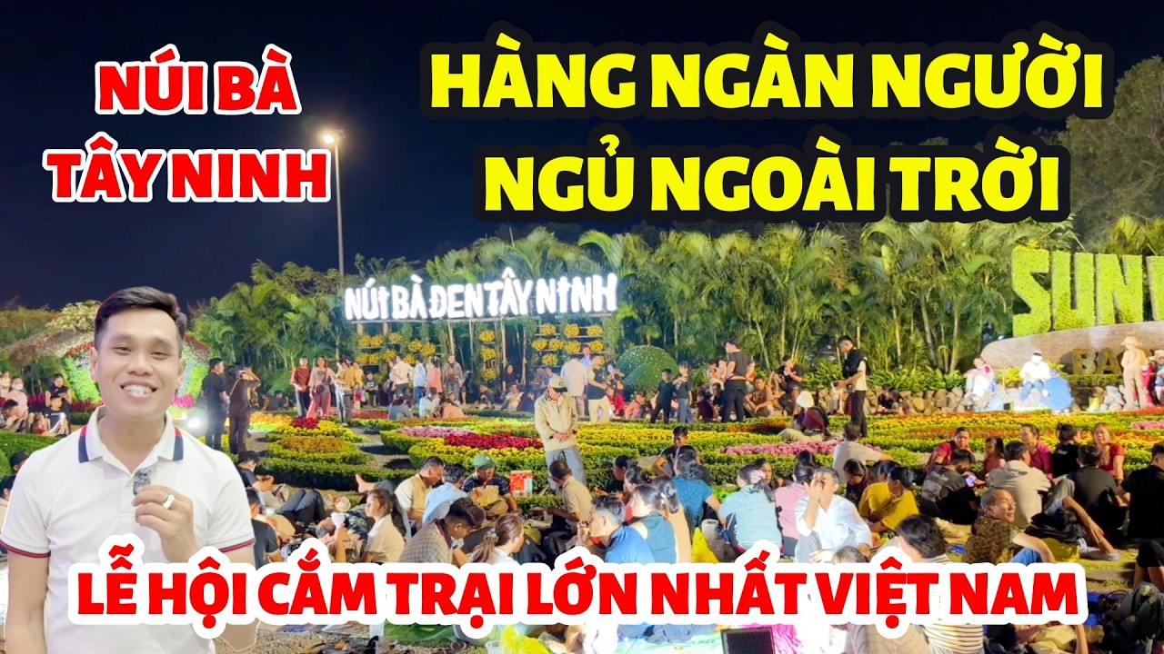 Rất Kỳ Lạ: Hàng 1.000 Người Trải Bạt Ngủ Đêm Dưới Chân Núi Bà Đen Tây Ninh Tết 2026 | SaLa TV