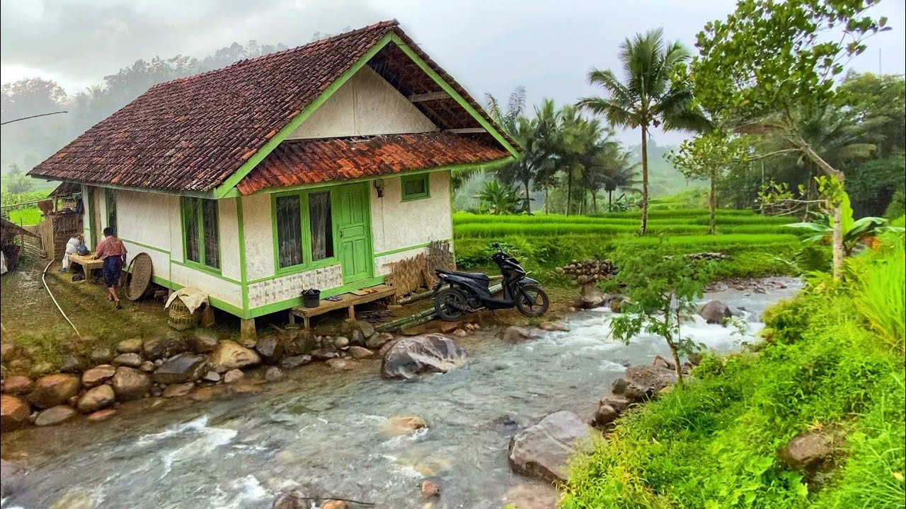 DIJAMIN BETAH😍 MENIKMATI HIDUP DI KAMPUNG YANG INDAH ALAM DESANYA, SUASANANYA ADEM, AYEM \u0026 TENTRAM