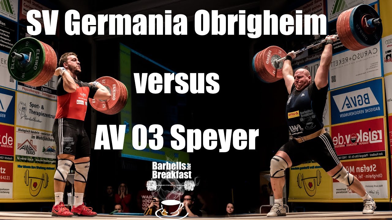Sv Germania Obrigheim Gegen Av 03 Speyer Gewichtheben Bundesliga 17 12 16 Youtube