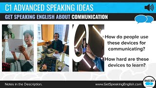 Get Speaking about Communication - Part 2 Speaking Task - CAE