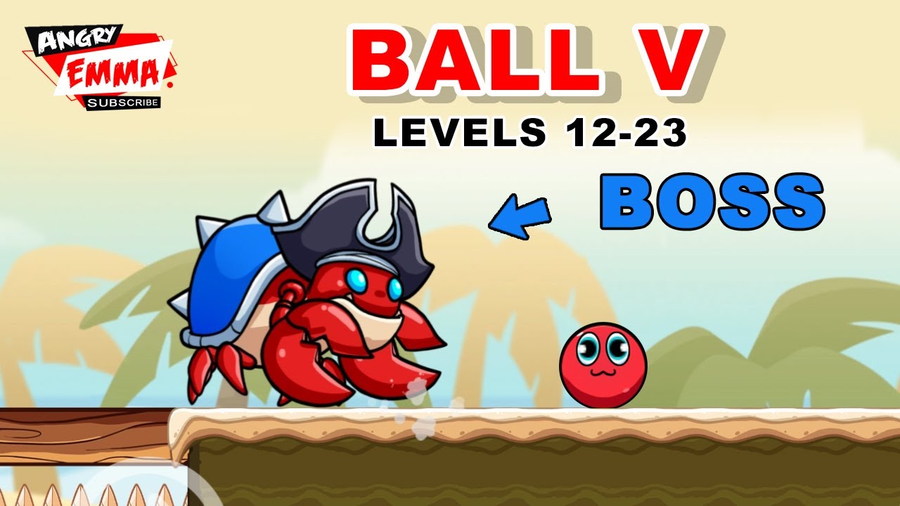 🔴Ball V - Red Boss Challenge - Levels 12-23 + BOSS - YouTube
