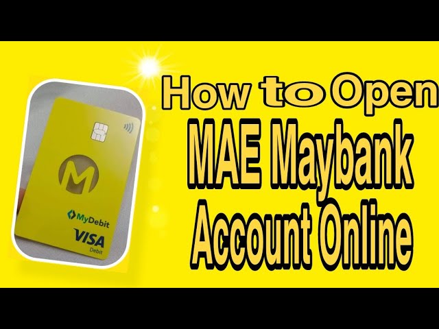 How To Open Maybank Account Online Opening Online Bank Account Youtube