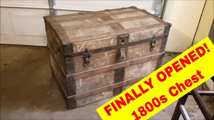 Restoring an Antique Louis Vuitton Steamer Trunk - Thomas Johnson Antique  Furniture Restoration 