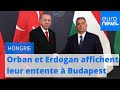 Erdogan accueilli par orban  budapest une semaine aprs poutine