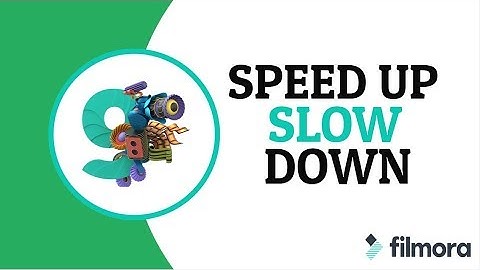 How to Speed up/Slow Down video in Filmora9 Wondershare