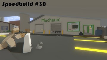 Unturned Level Editor Speed Build #30 - Mechanic Shop (Again?!)