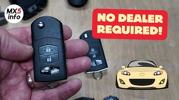 This is how you program immobilizer keys to the Mazda NC Miata