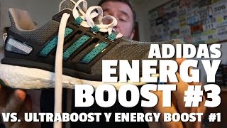 ADIDAS ENERGY BOOST vs modelos 1, 2 Ultraboost. Reseña español y comparativa - YouTube