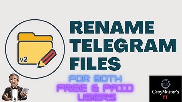 How to Rename Files & Videos on Telegram: Ultimate Guide to Free & Paid Telegram Rename Bots