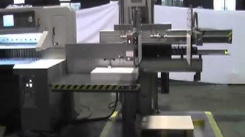 DATIEN- PAPER CUTTING MACHINE & UNLOADER SYSTEM