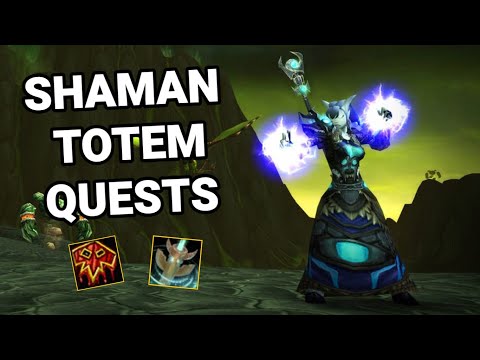 TBC Draenei Shaman Totem Quests - burning crusade classic