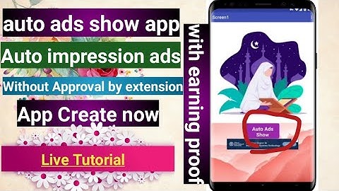 admob auto ad show | admob auto impression | admob self click new trick| admob never ban trick 2021