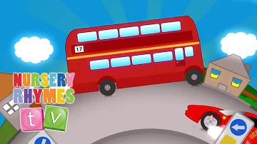 BIG RED BUS | New Nursery Rhymes | English Songs For Kids | Nursery Rhymes TV