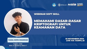 Memahami Dasar-Dasar Kriptografi Untuk Keamanan Data | Faizal Rofik Khamdani