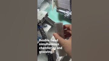 Full-automatic double-head chamfering machine