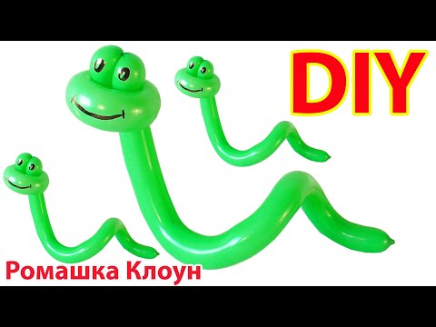 ЗМЕЯ ИЗ ШАРИКА фигурки из шариков One Balloon Snake Animal DIY como hacer una serpiente con globos