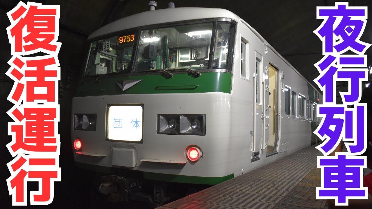 【上野駅～新潟駅】首都圏最後の国鉄型特急車両 夜行列車「185系」新潟行き 9時間の旅