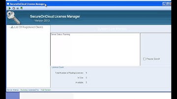 SecureOnCloud Demo Video - Floating Licensing System (http://www.secureoncloud.com)