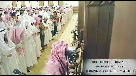 ﴿وَاستَفتَحوا وَخابَ كُلُّ جَبّارٍ عَنيدٍ﴾ | تلاوة خاشعة مبكية للشيخ محمد اللحيدان 😢❤