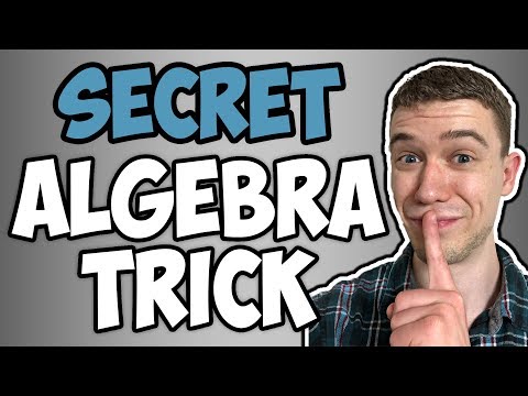 Algebra Trick, která vám ušetří čas (Algebra Tricks)