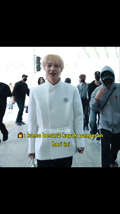 pangeran njun ganti warna rambut ❤❤❤ #renjun #nctdream 250926 Incheon Airport