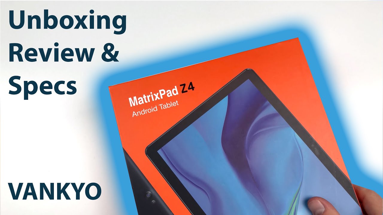 Cheapest Tablet On Amazon! Unboxing VANKYO MatrixPad Z4 10.1 Review, Camera  Specs Test | Ditly UK 4K