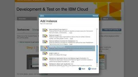 Creating Instance on Development & Test
