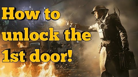 COD WWII Zombies The Frozen Dawn (how to unlock  1st Door) update: takes only 5 zombies*