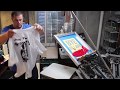 Screen Printing with a vinyl stencil