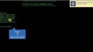Vehicle management System