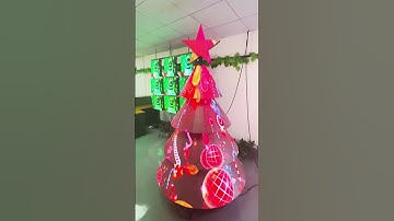 Christmas tree #screen #Christmas#Xmas#tree#Christmastree#creative#led#tech#Christmaseve#Xmasscreen