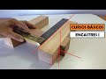 Encastre a media madera - Tutorial paso a paso