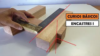 Encastre a media madera - Tutorial paso a paso