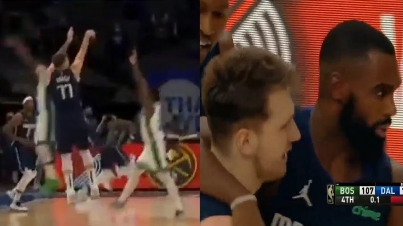 Luka Doncic Shocks Entire Celtics in His Game Winner - YouTube