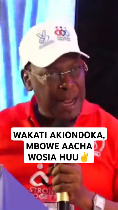 WAKATI AKIONDOKA, MBOWE AACHA WOSIA HUU✌ #chadema #mbowe #lissu #globaltv #breaking